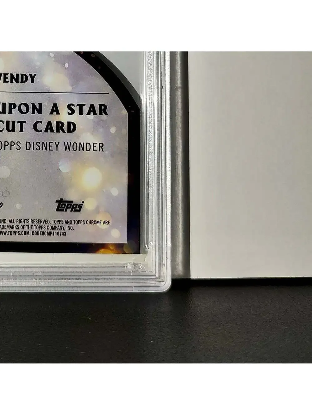 Wendy 2025 Topps Chrome Disney #W-9 Wish Upon A Star Die Cut Peter Pan PSA 9